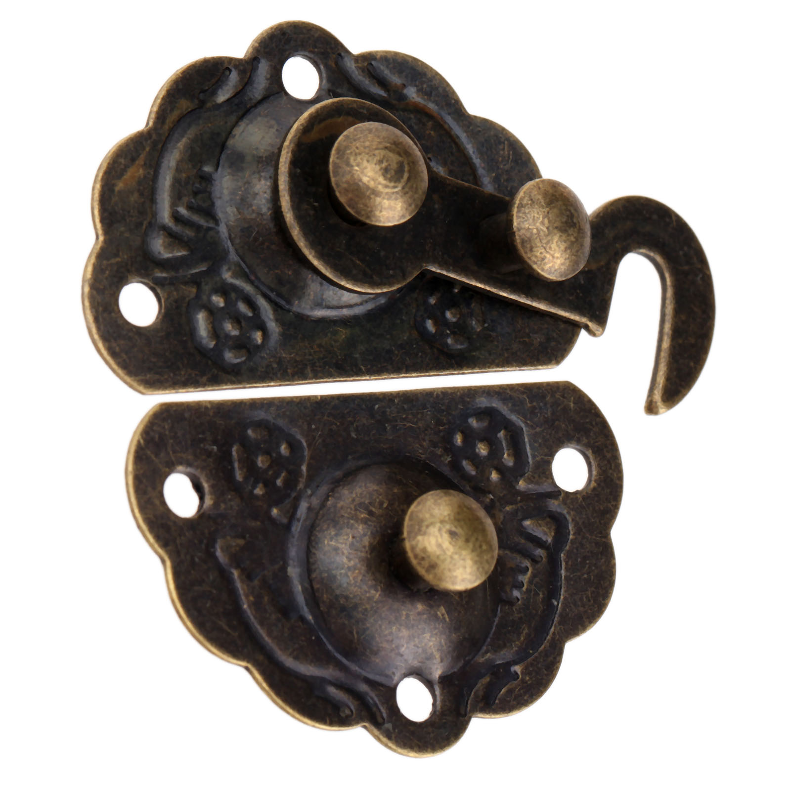 1pc Antique Bronze Box Latch H - огляд і ціна Furniture Hardware Antique