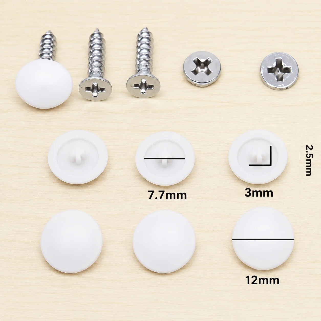 100Pcs Self-tapping Screws Dec - огляд і ціна Furniture Hardware Covers