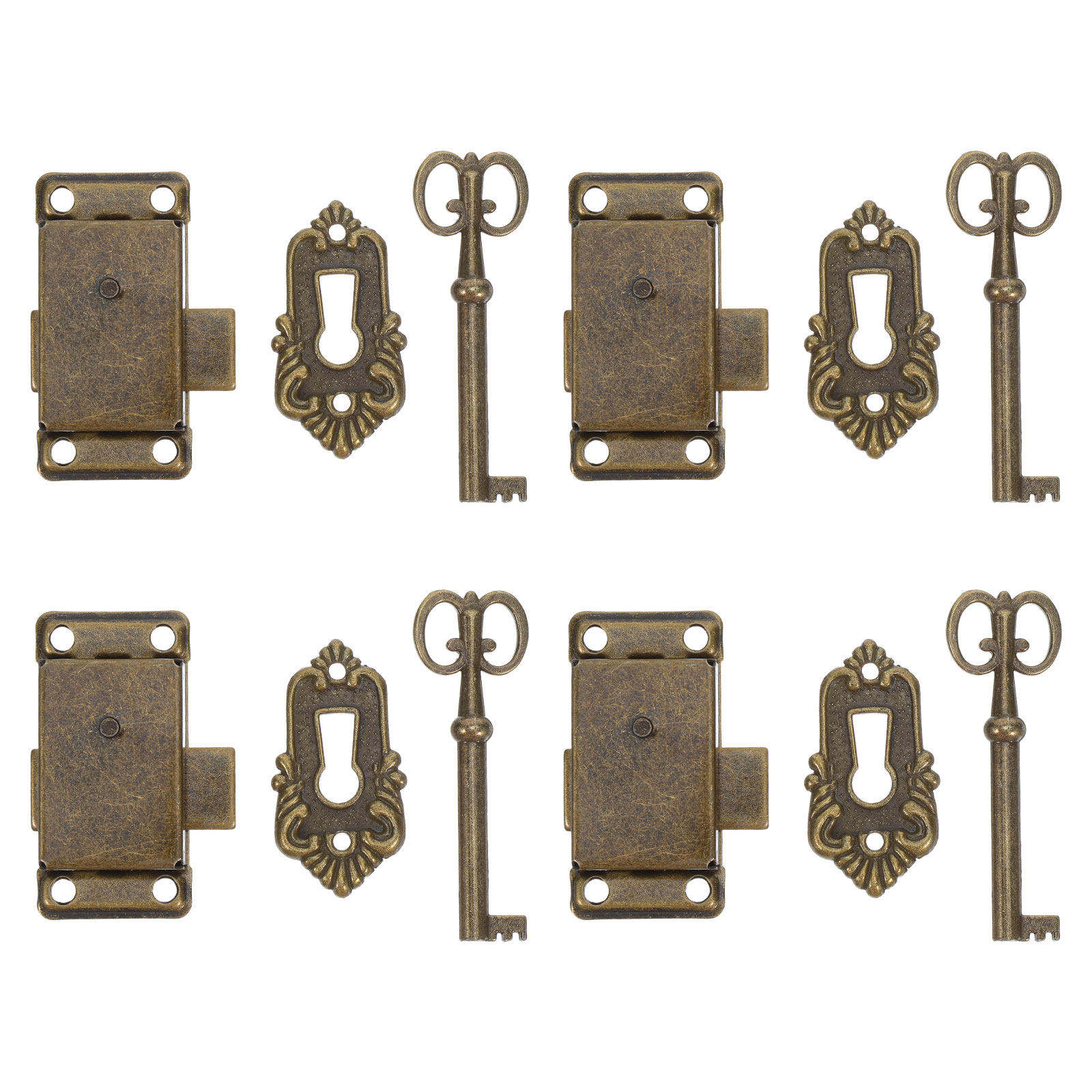 4Sets Vintage Cabinet Locks Re - огляд і ціна Vintage Furniture Hardware Replacement