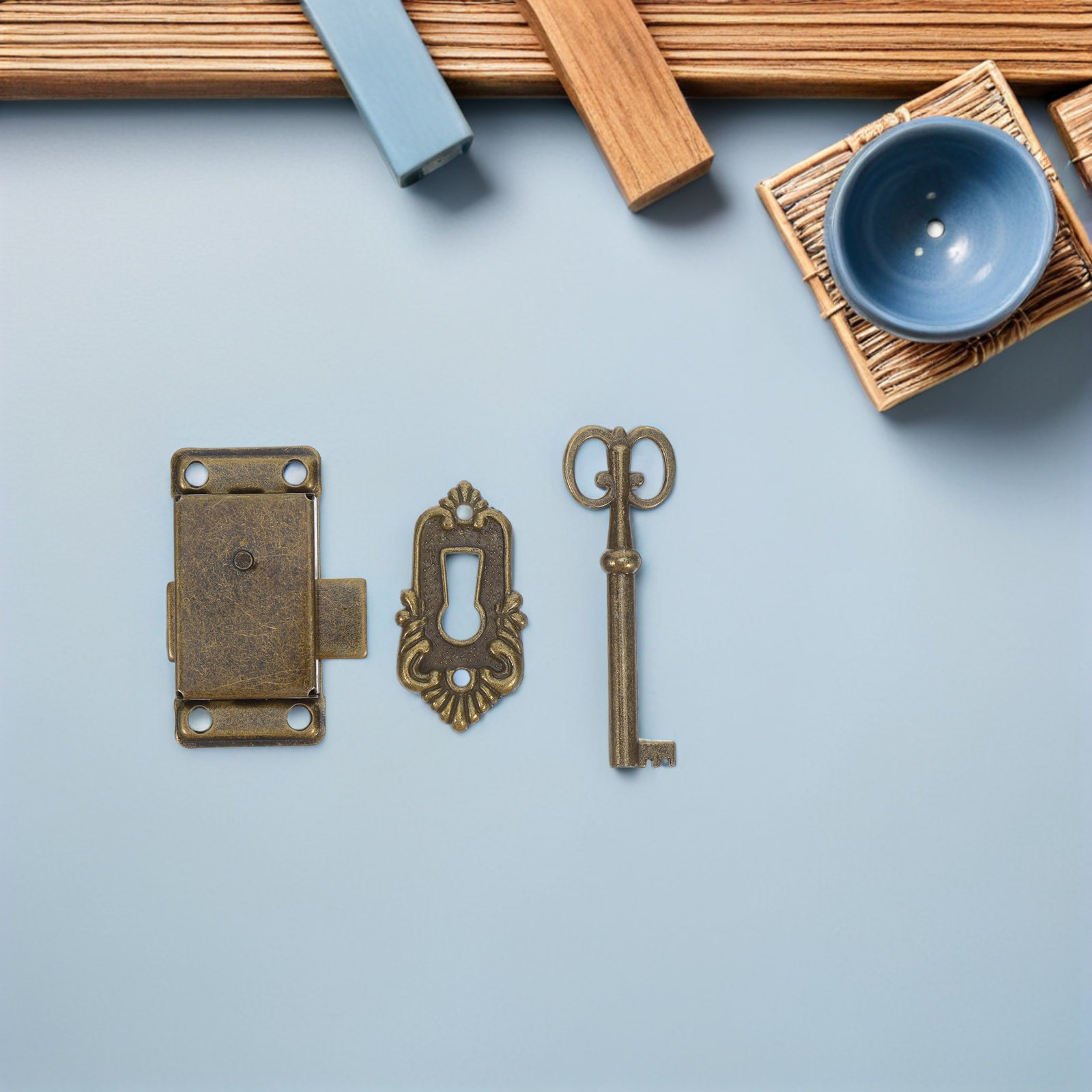 4Sets Vintage Cabinet Locks Re - огляд і ціна Vintage Furniture Hardware Replacement
