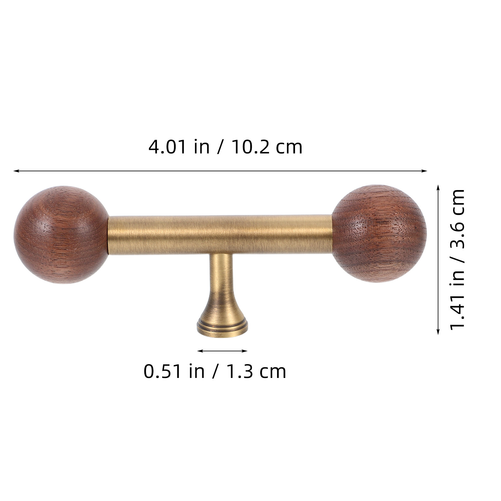 Wooden Core Brass Finish Vinta - огляд і ціна Vintage Furniture Hardware Replacement