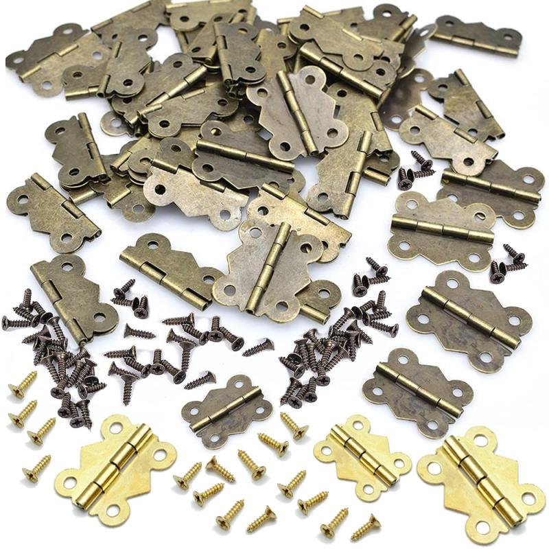 10/20pcs Hinge with Screw Butt - огляд і ціна Furniture Hardware Antique