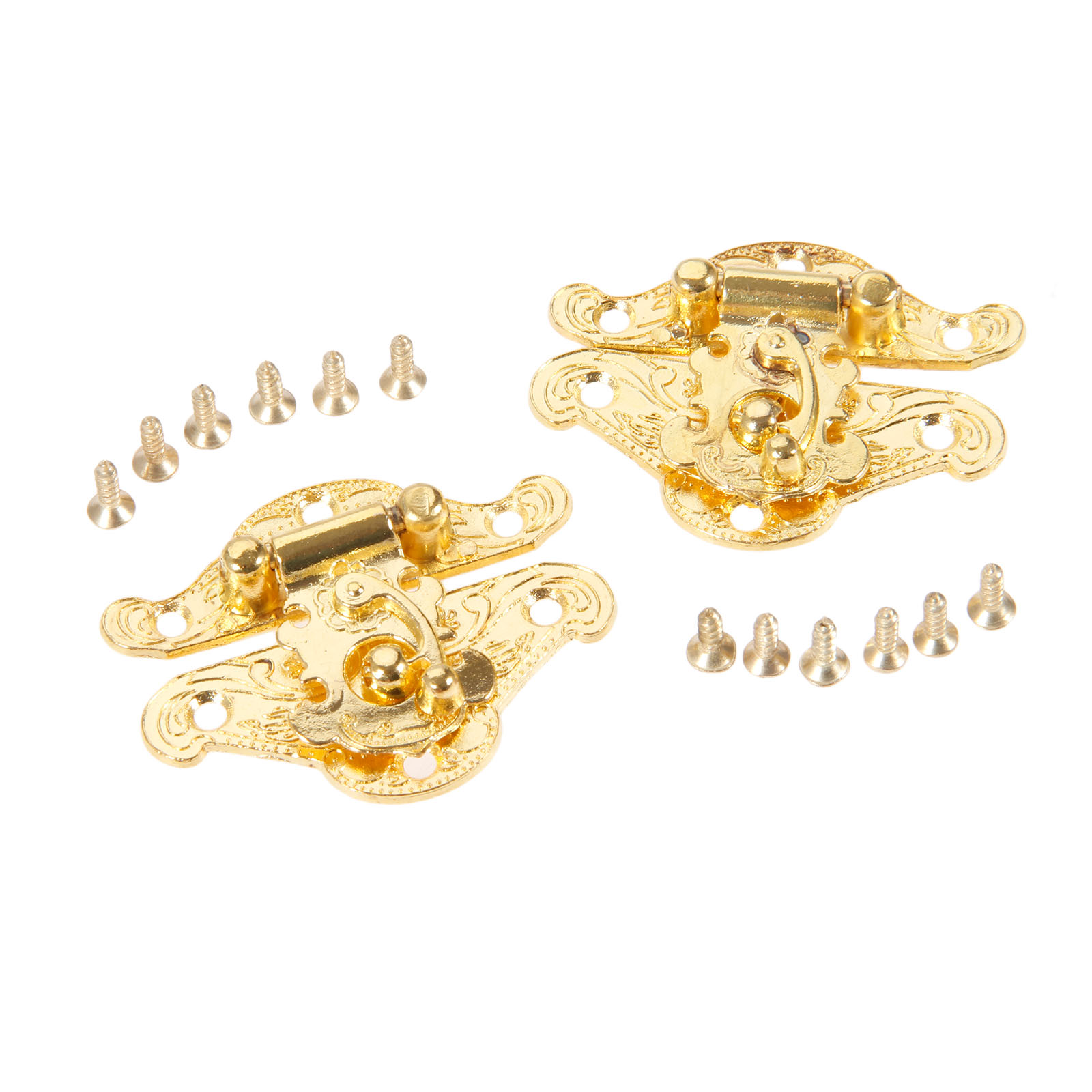 DRELD 2Pcs Antique Gold Box La - огляд і ціна Furniture Hardware Antique