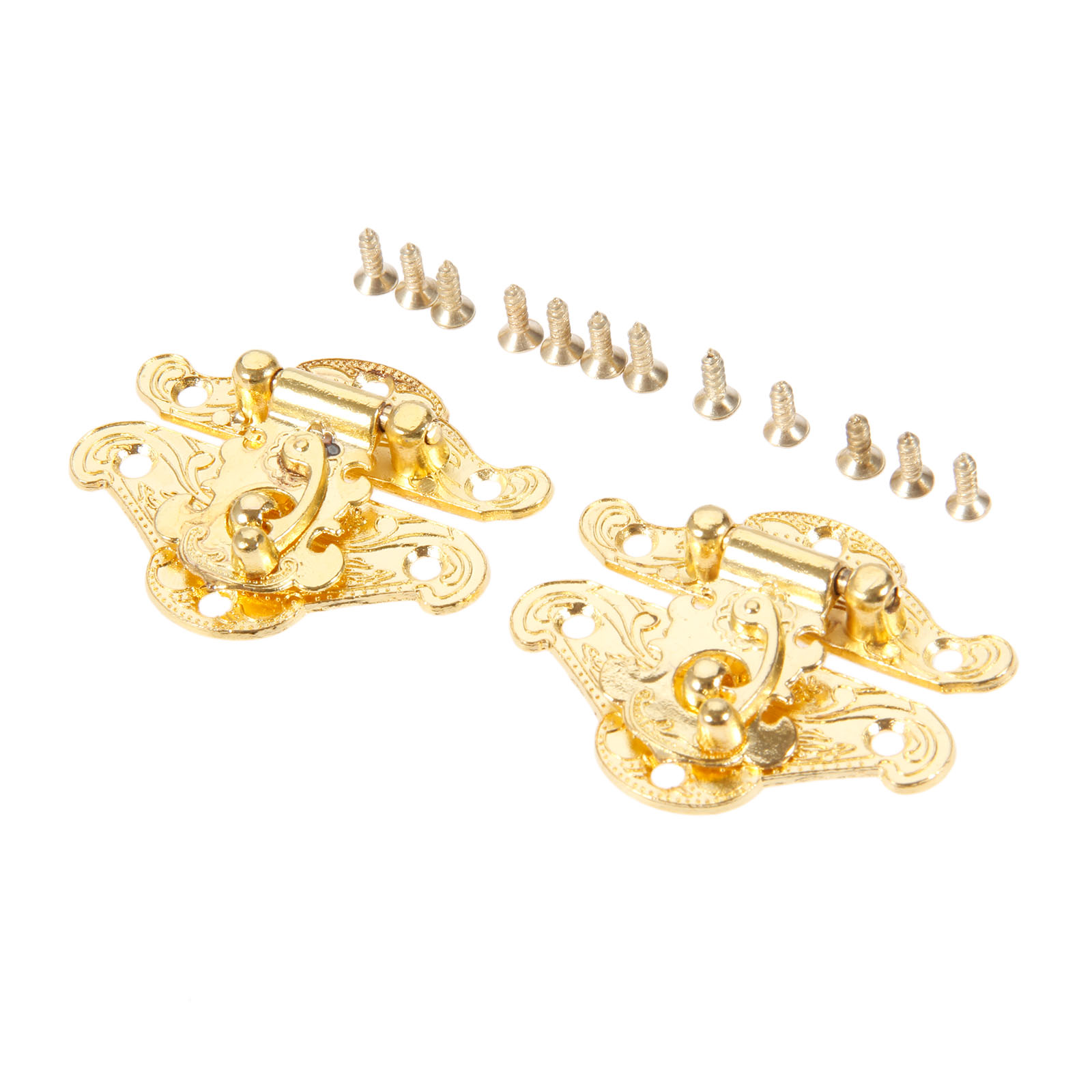 DRELD 2Pcs Antique Gold Box La - огляд і ціна Furniture Hardware Antique