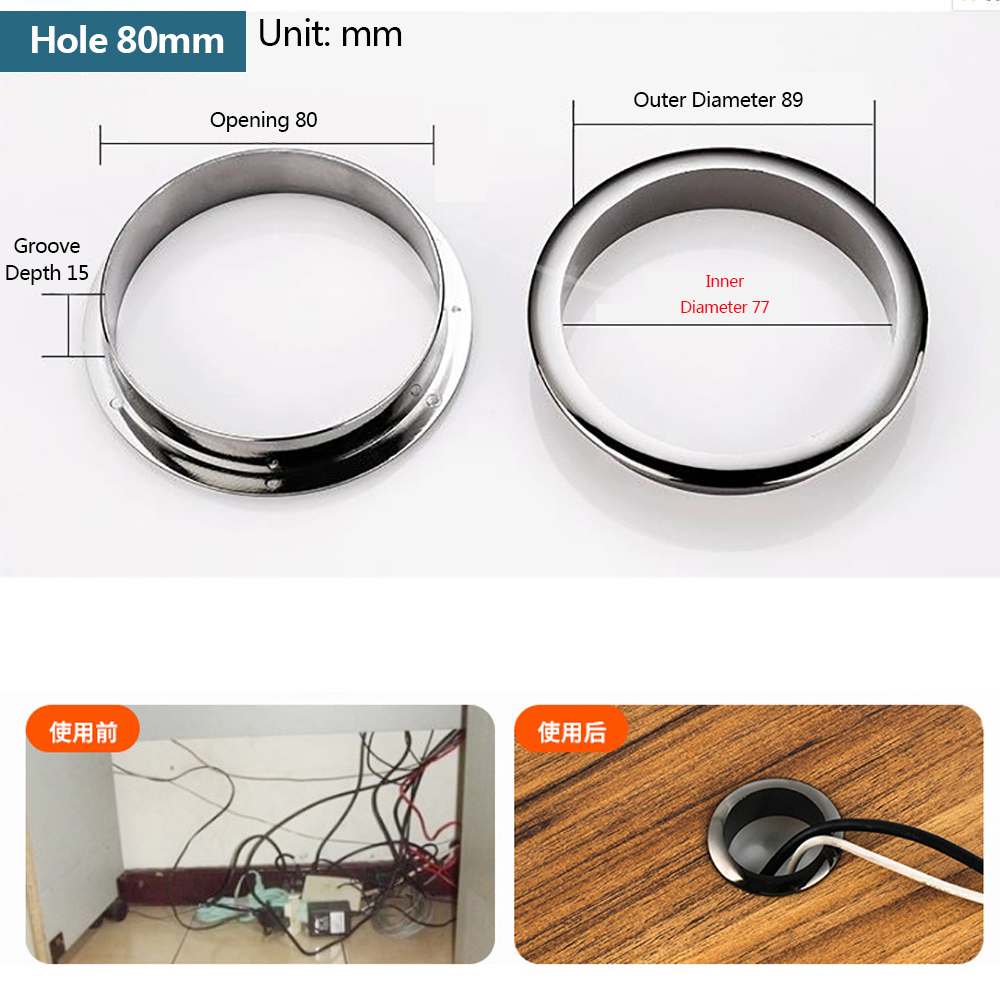 Wire Hole Cover Computer Table - огляд і ціна Furniture Hardware Covers