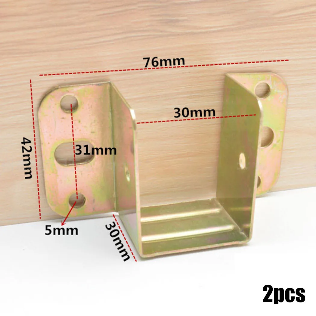 2pcs U Shaped Metal Bed Bracke - огляд і ціна Furniture Joinery Hardware