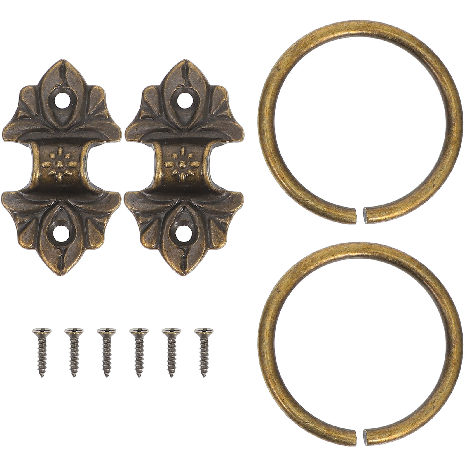2Pcs Vintage Style Round Ring  - огляд і ціна Vintage Furniture Hardware Replacement