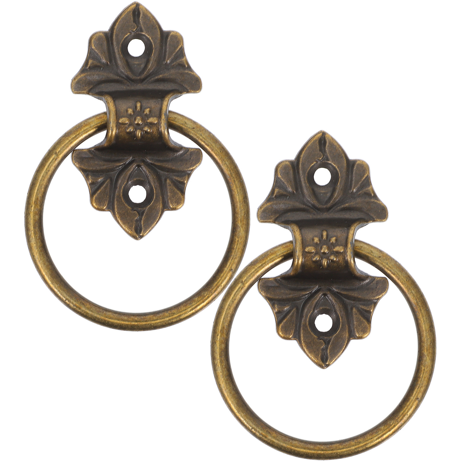 2Pcs Vintage Style Round Ring  - огляд і ціна Vintage Furniture Hardware Replacement