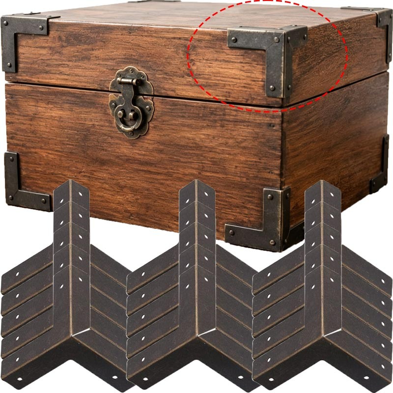 4/16set Antique Bronze Corner  - огляд і ціна Furniture Hardware Covers