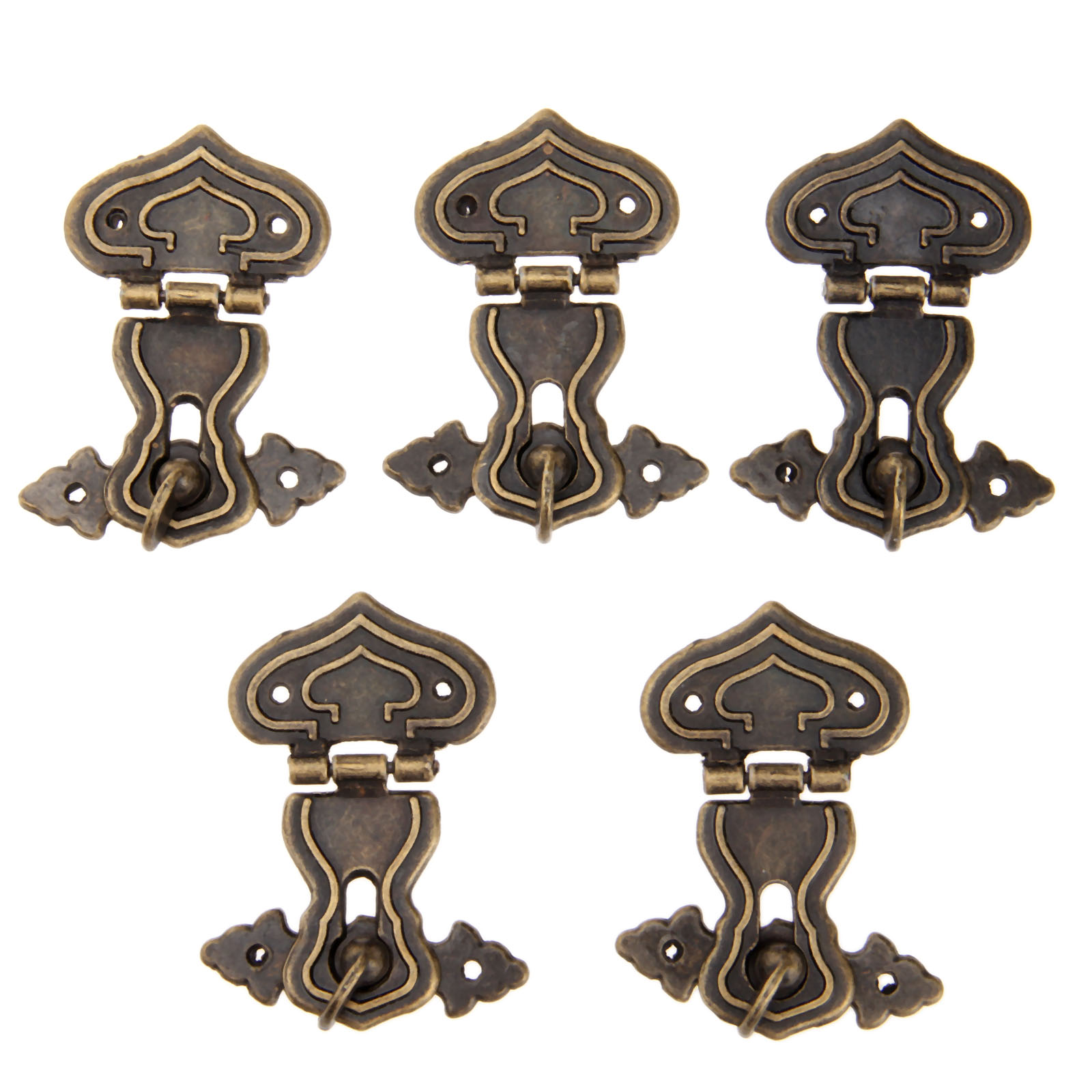 5Pcs 63x47mm Antique Metal Loc - огляд і ціна Furniture Hardware Screws