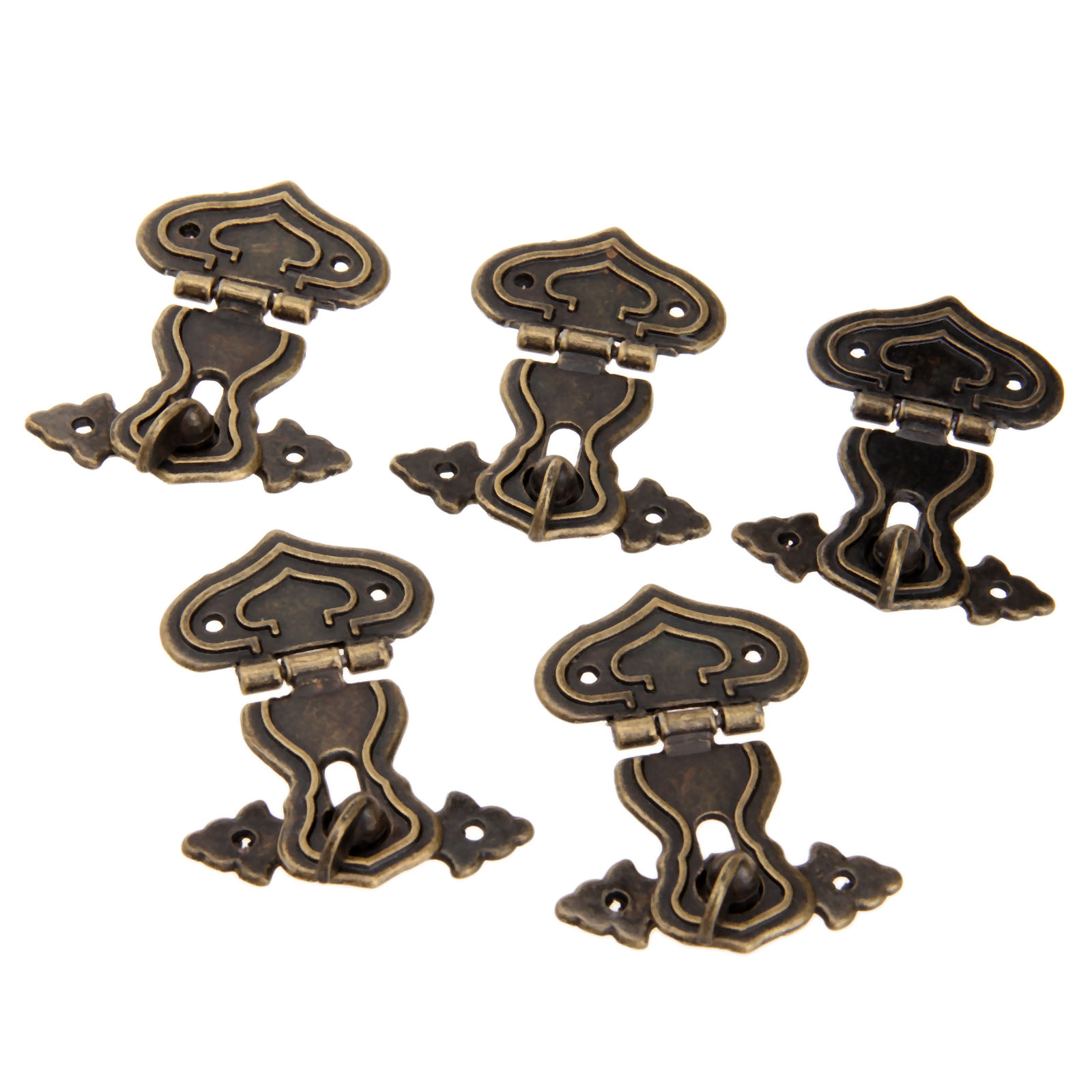 5Pcs 63x47mm Antique Metal Loc - огляд і ціна Furniture Hardware Screws