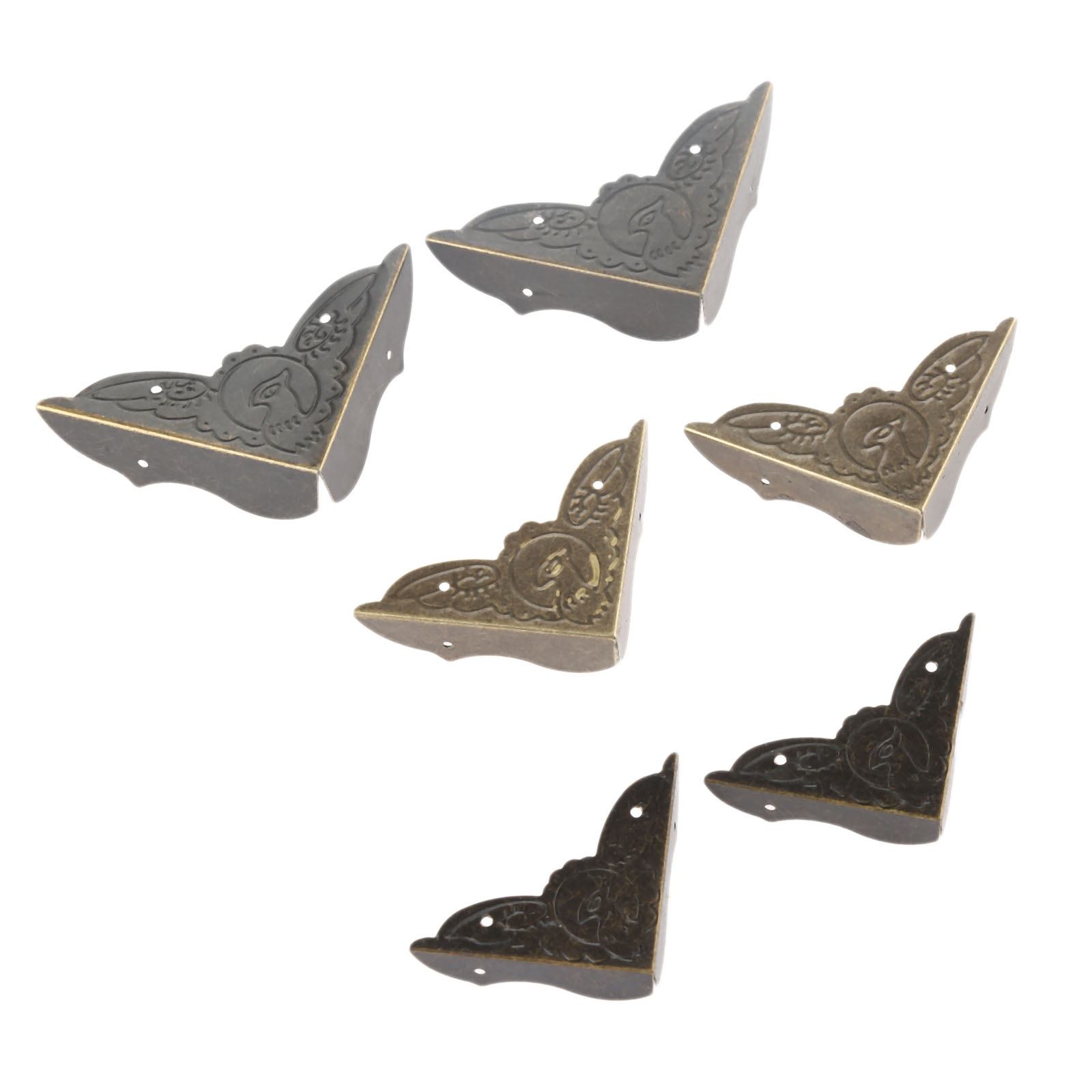 4Pcs Antique Brass Corner Brac - огляд і ціна Furniture Hardware Antique