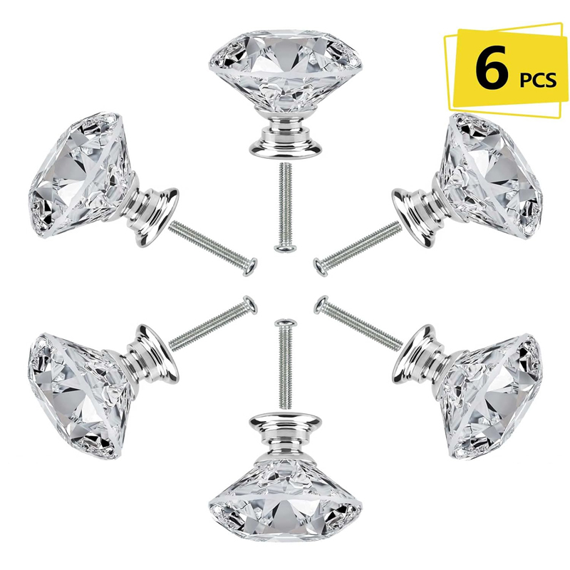 6Pcs Cabinet Knob with Screws  - огляд і ціна Furniture Hardware Screws