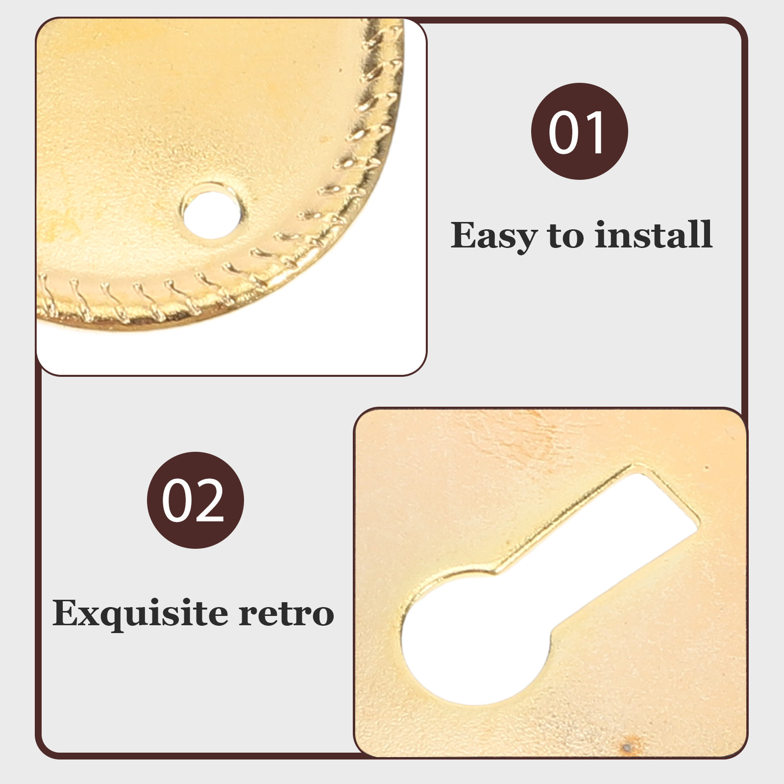 25Pcs Vintage Oval Keyhole Cov - огляд і ціна Vintage Furniture Hardware Replacement