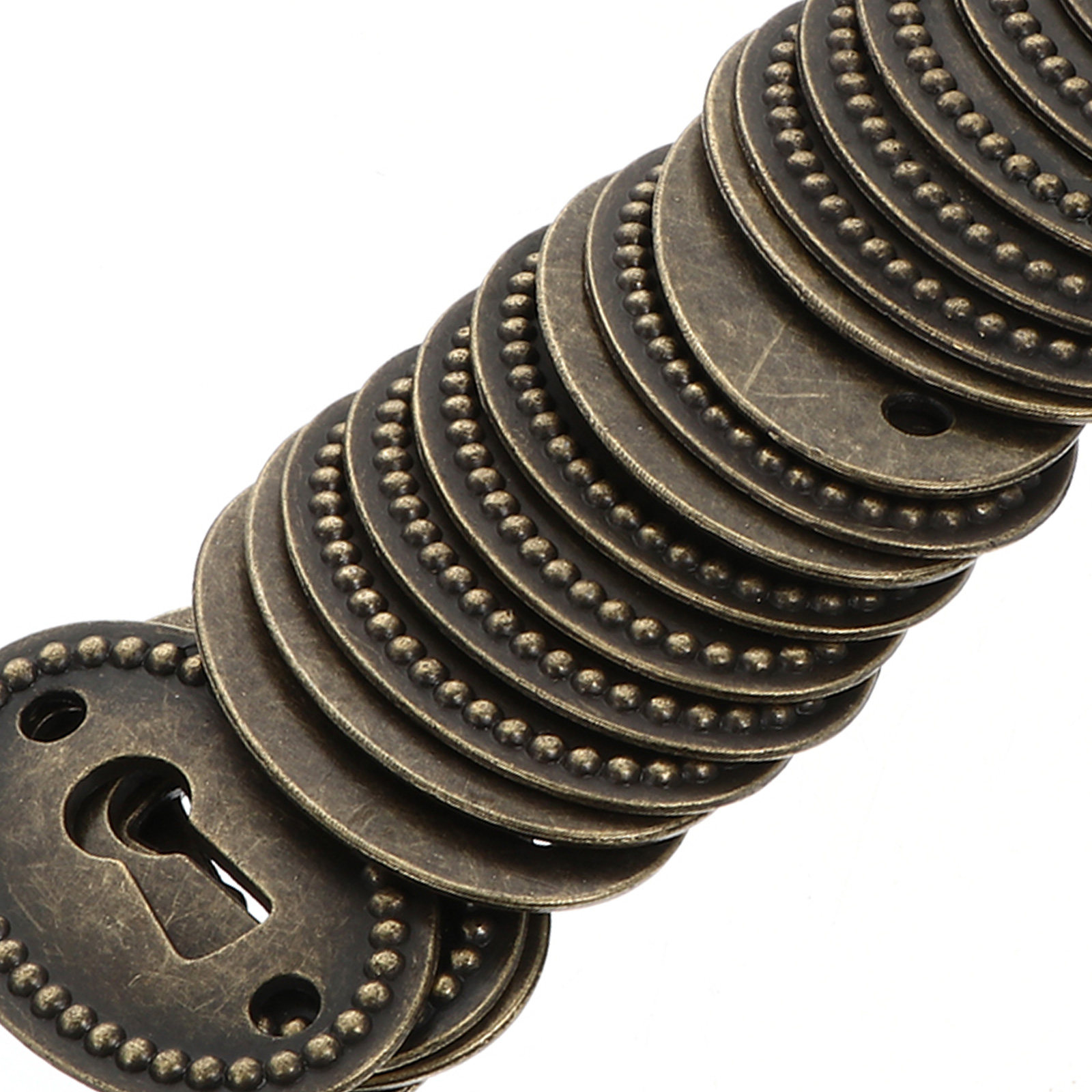 20Pcs Keyhole Cover Durable Zi - огляд і ціна Furniture Hardware Covers
